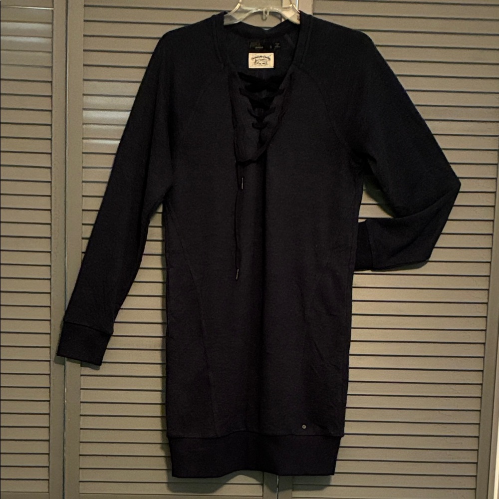 Prana Navy Blue Knit Pullover Tunicl